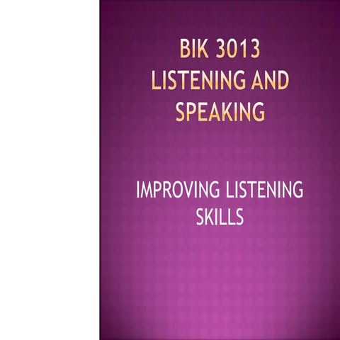 Bik 3013 prsentation