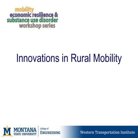 Rural and Small Mobility Innovations