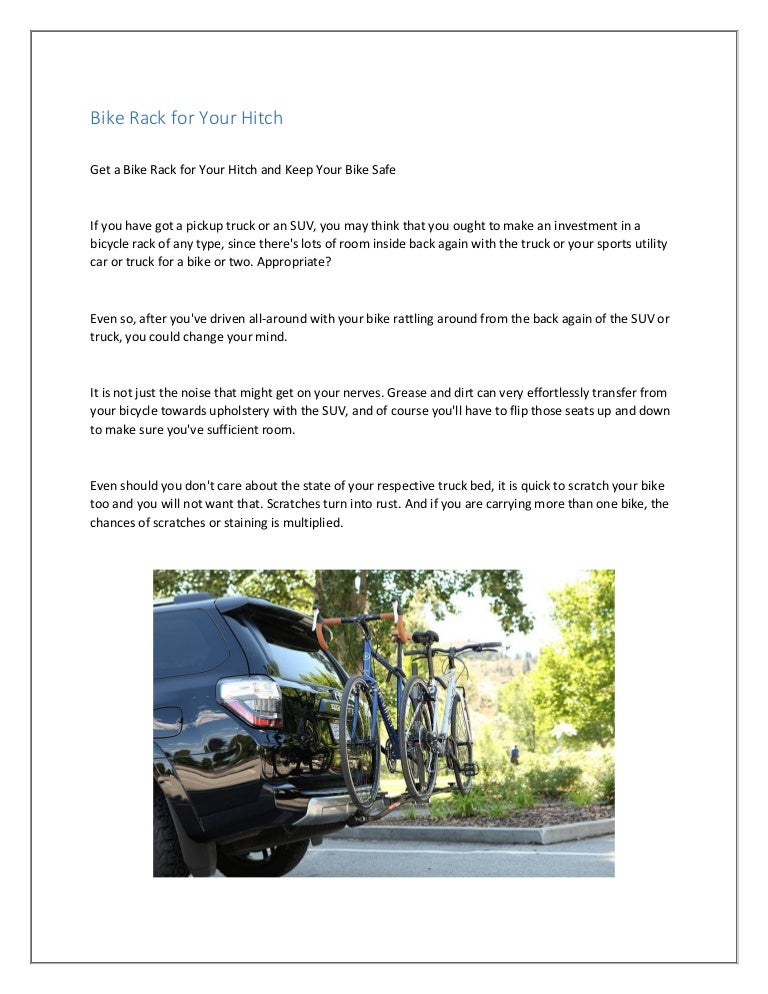 bike rack for back of truck