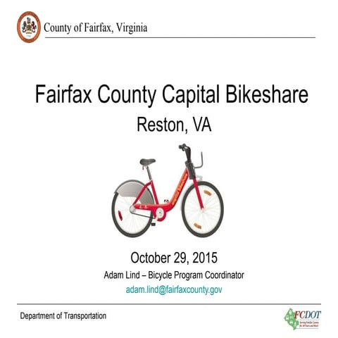 Fairfax County Capital Bikeshare