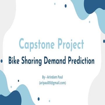 Bike Sharing Demand Prediction dzzdzdPPT.pptx | Weather | Science