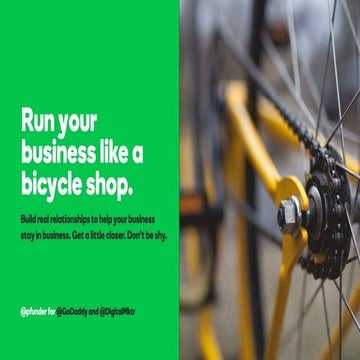 Run Your Business Like a Bike Shop