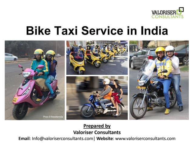 Bike Taxi in India - Future Opportunity 
