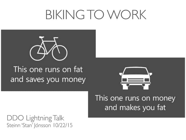 Tips for bicycling to work