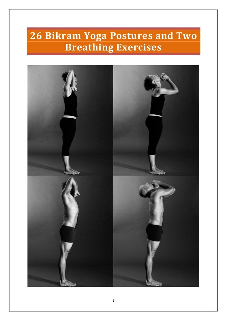 Bikram Yoga Poses Chart Printable