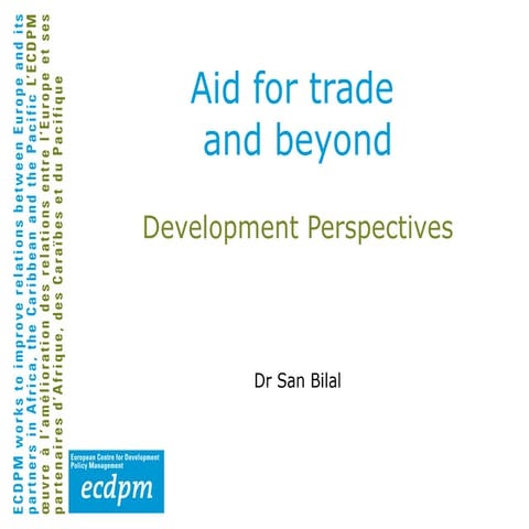 Trade and Investment for Development