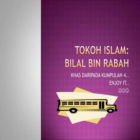 Bilal bin rabbah power point angah | PPTX