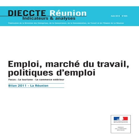 Dieccte Ile de la Réunion - Bilan 2011
