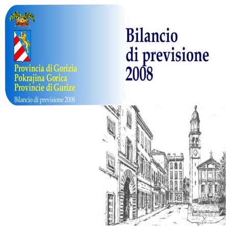 Bilancio Di Previsione 2008