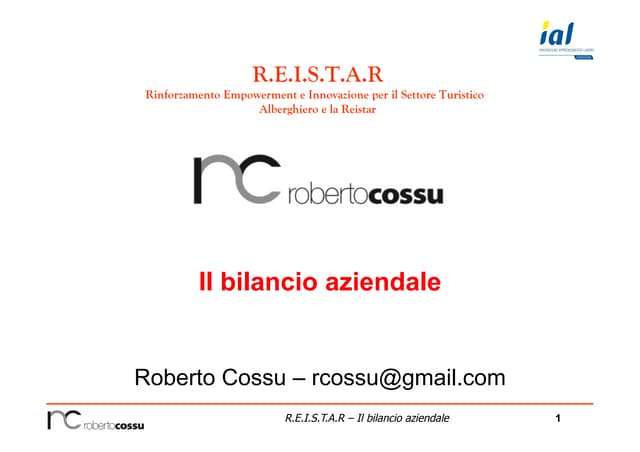 Il bilancio aziendale