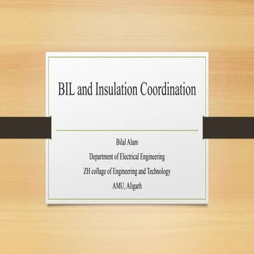 Bil and insulation coordination ppt