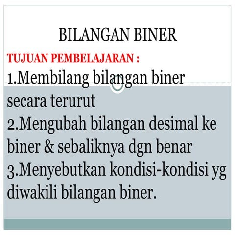 BILANGAN BINER TEKNIK KOMPUTER JARINGANN