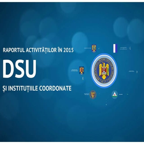 Bilant 2015 Departamentul pentru Situatii de Urgenta