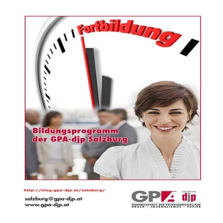 GPA-djp Salzburg - Bildungsprogramm Herbst 2011