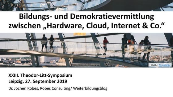 Bildungs- und Demokratievermittlung zwischen „Hardware, Cloud, Internet & Co.“