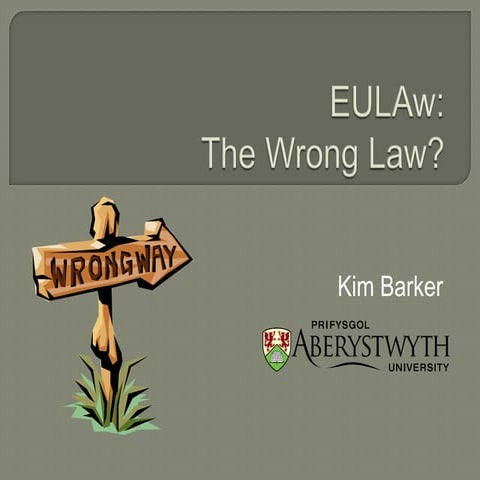 Bileta 2012   eulaw - the wrong law