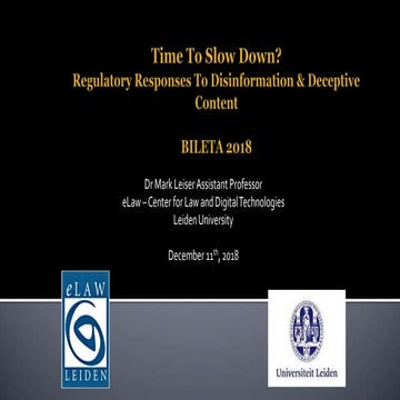 Time to slow down? Measured respondes to the fake news crisis