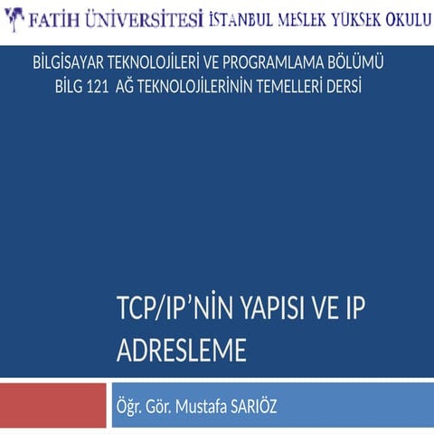 Bilg_121_ 8_TCP_IP_giris Ders notları.ppt