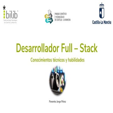 Desarrollo Full Stack. El nuevo rol del programador | PDF