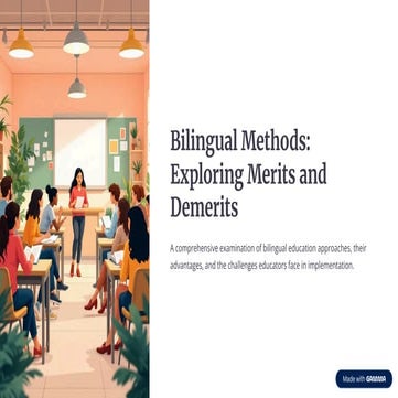 Comprehensive Insights into Bilingual Education: Methods, Benefits, and ...