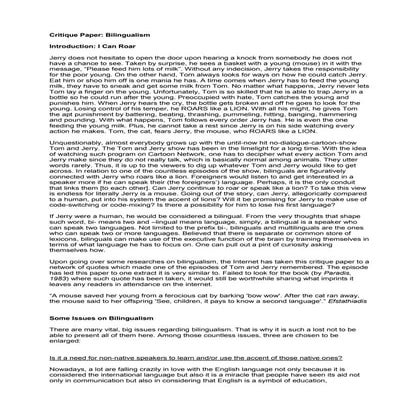 Bilingualism 