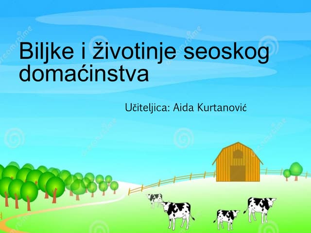 Biljke i životinje naših livada | PPTX