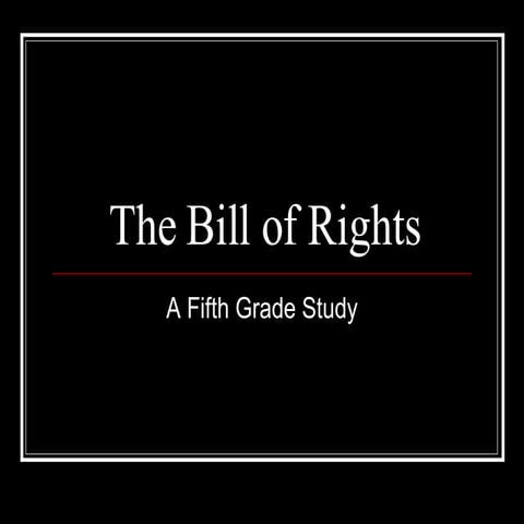 Bill of Rights Powerpoint