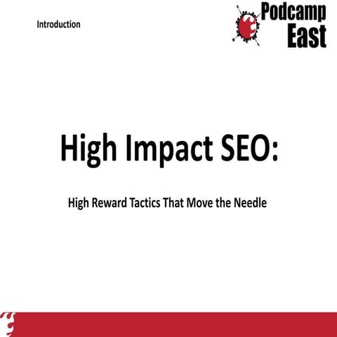 High Impact SEO