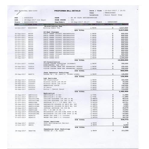 Bill eka finally | PDF