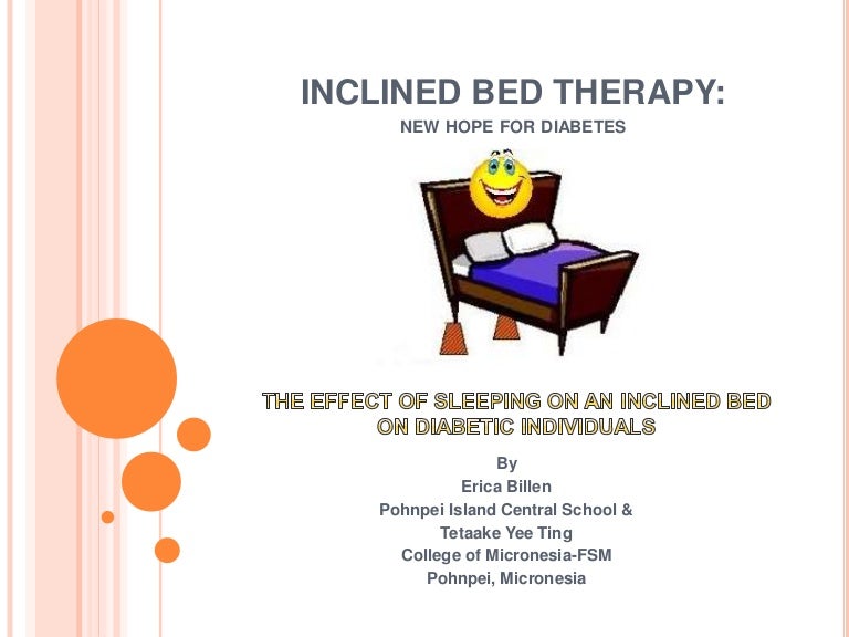 Inclined Bed Therapy and Diabetes Study