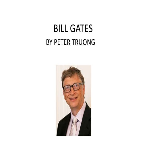 Bill gates | PPTX