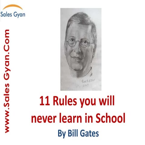 Bill Gates lessons