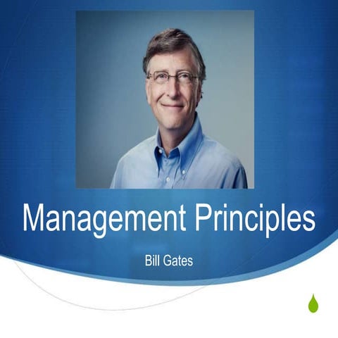 Bill gates presentation