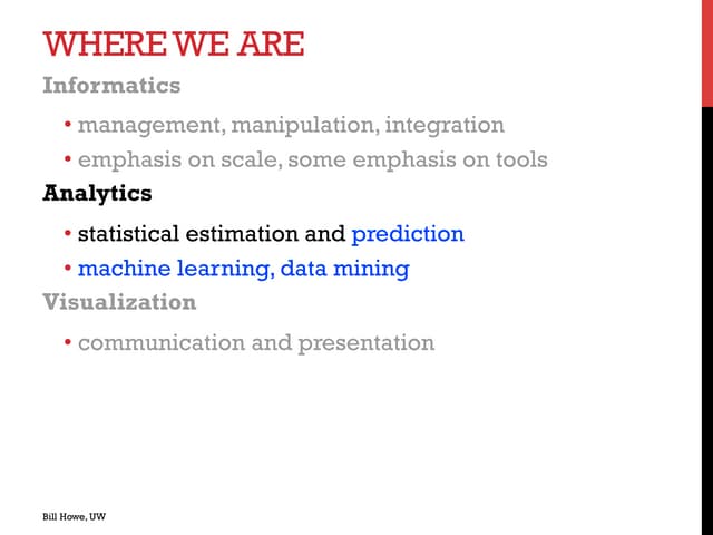 Bill howe 6_machinelearning_1