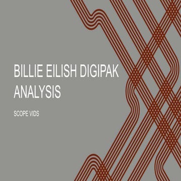 Billie eilish digipak analysis