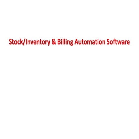  Billing Software with GST