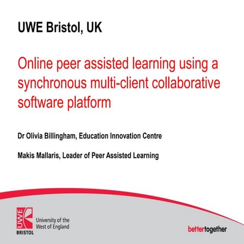 Olivia Billingham EdMedia2013 Conference presentation