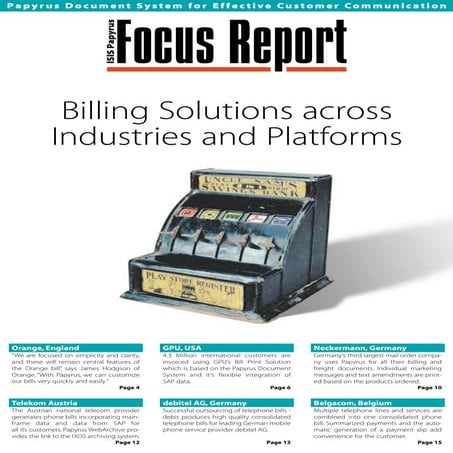 Isis Papyrus Billing Solutions Across Industries And Platforms