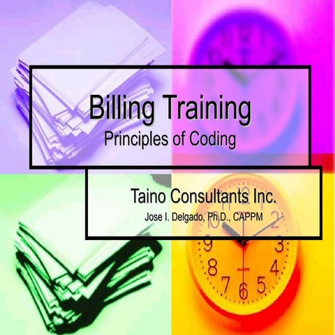 Billing training   coding e&m