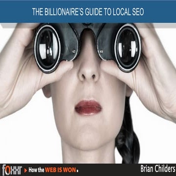 Billionaires Guide to Local SEO