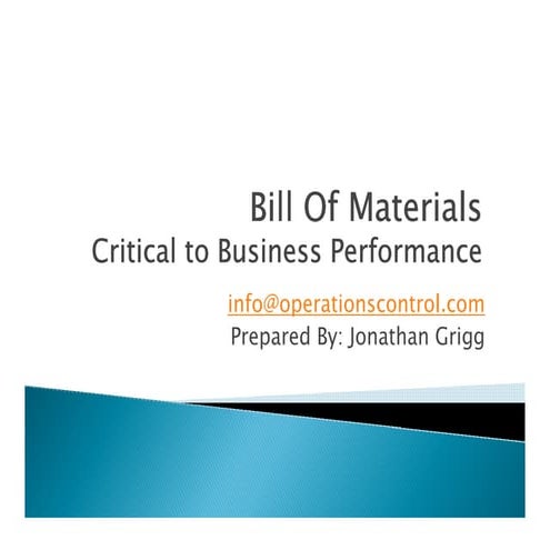 Bill Of Materials