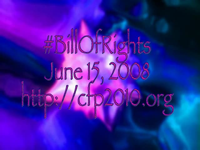 #Bill ofrights