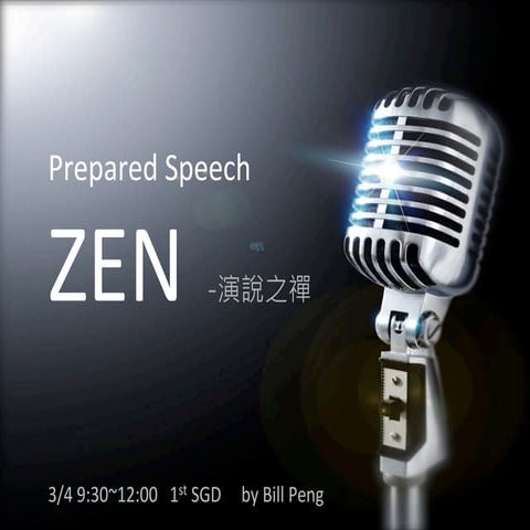 Prepared speech ZEN