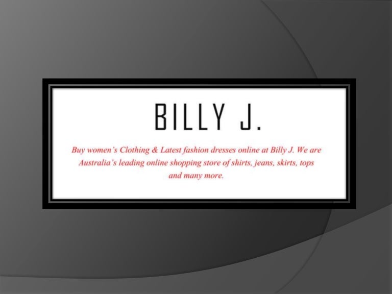 billy j boutique dresses