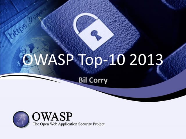 2013 OWASP Top 10
