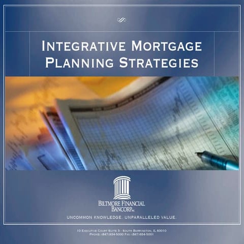Strategic Mortgage Planning