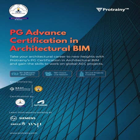 BIM : Protrainy Building Information Modeling | PDF