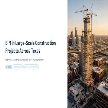 BIM in Large-Scale Construction Projects Across Texas | PDF