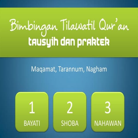 Bimbingan tilawatil qur’an 