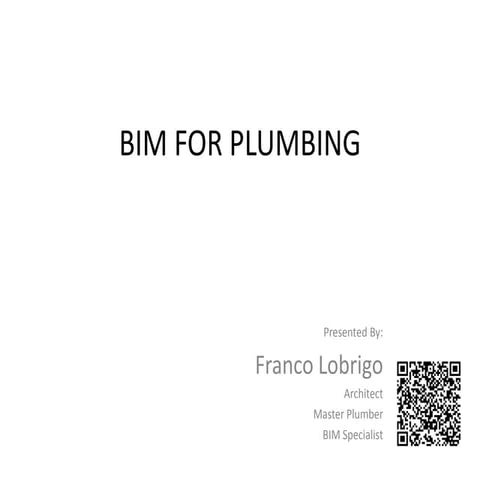 BIM for plumbing pspe aug2012 convention